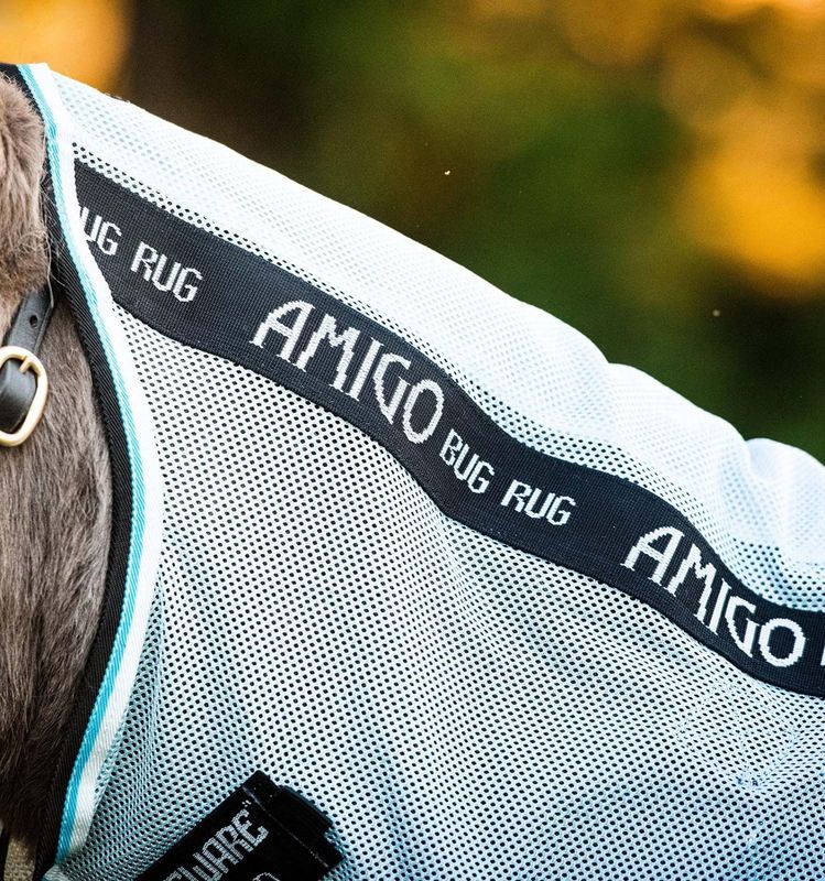 Amigo Petite Bug Rug - AzureBlue/Black
