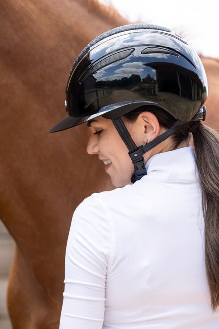 Hovedbilde Covalliero Elite Ridehjelm Glossy 