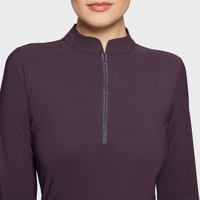 Samshield Brunella Trenings skjorte - Aubergine