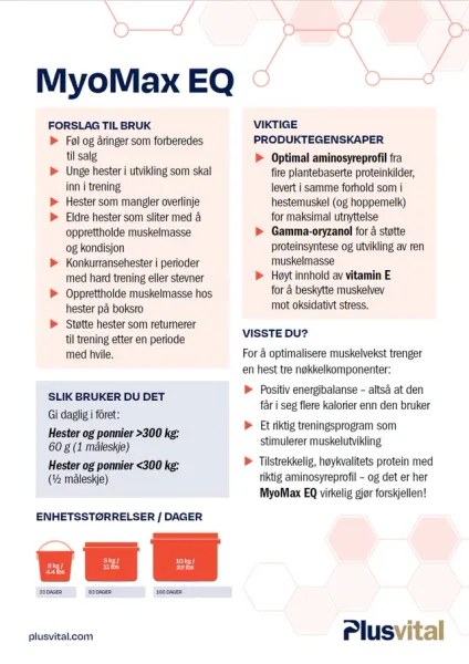 Hovedbilde Plusvital MyoMax EQ 2kg
