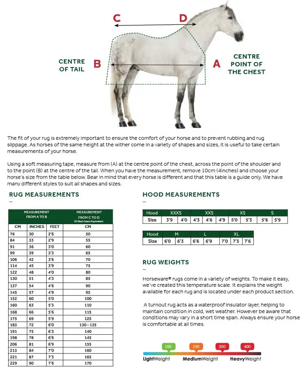 Rambo Optimo Stable 200g - Navy/Thunderstorm Grey & Silver