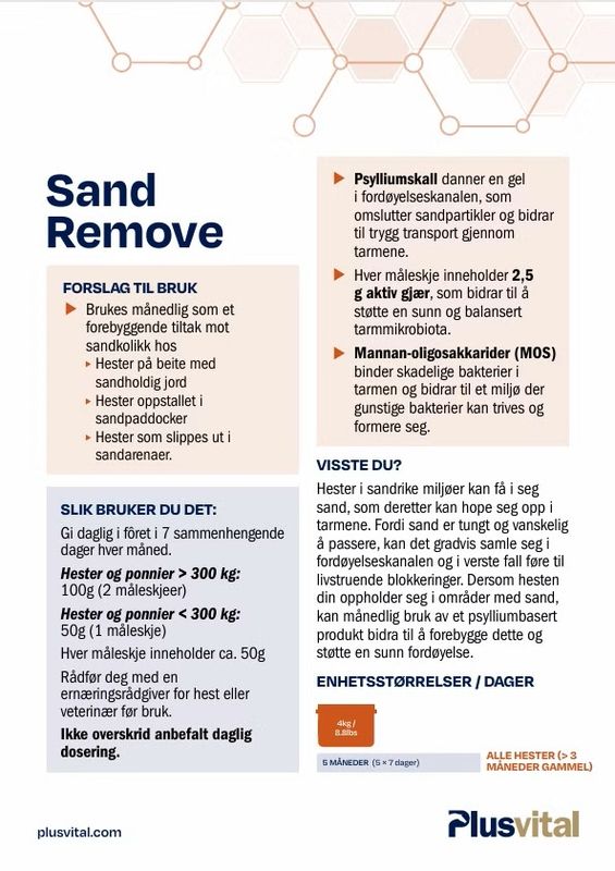 Plusvital Sand Remove